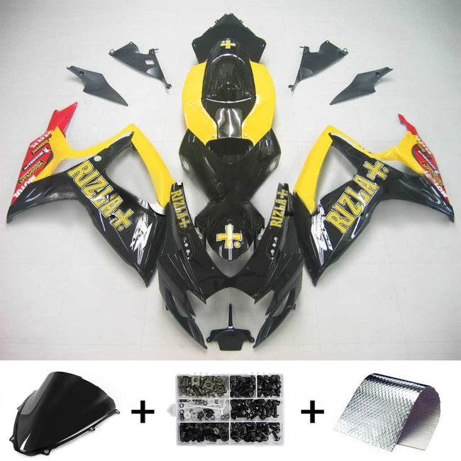 2006-2007 Suzuki GSXR 600/750 K6 Amotopart Injection Fairing Kit Bodywork Plastic ABS #156