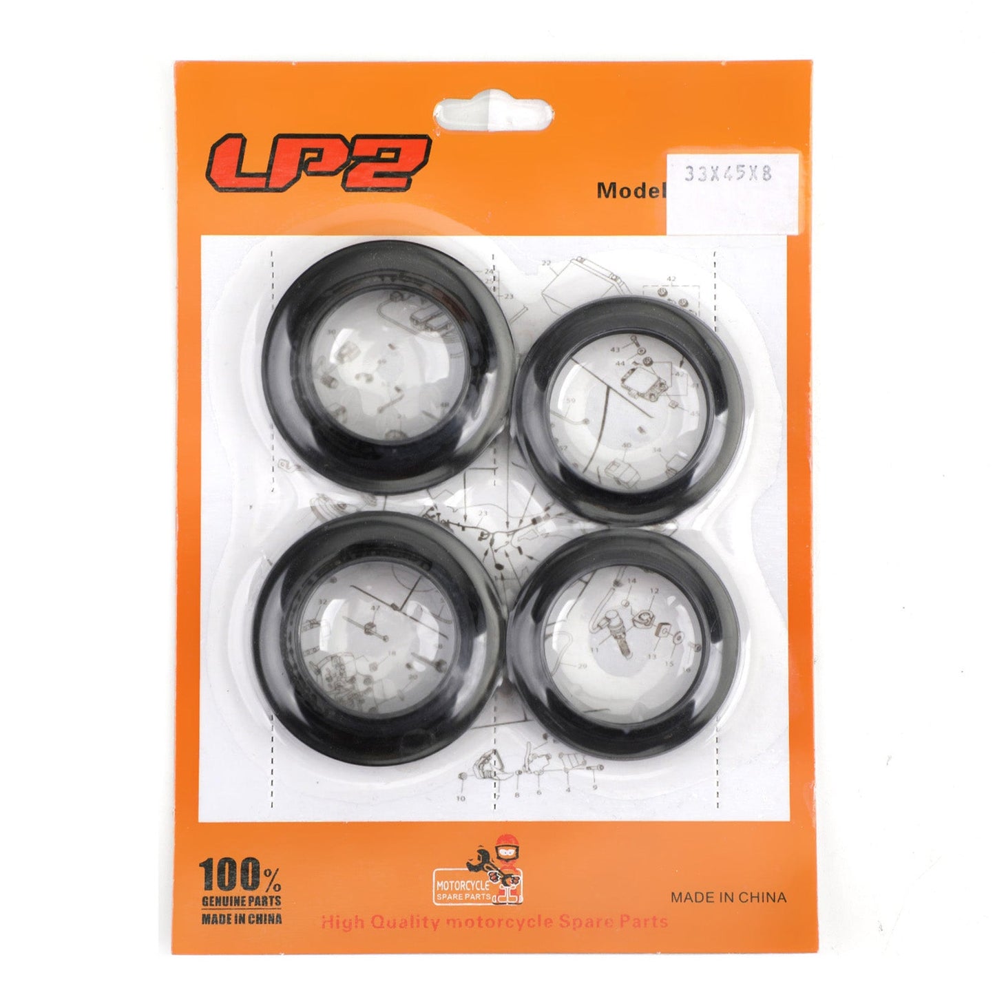 Fork Seal Dust Kit for Yamaha SRX250 XV250 VSTAR VIRAGO CP250 MORPHOUS 1985-2018