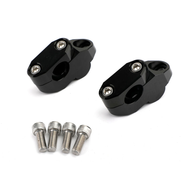 DE NOIR + CNC pour GUIDON Yamaha moto PONTET H26MM BRIDE MOTO 鑴?2MM NUEF Honda