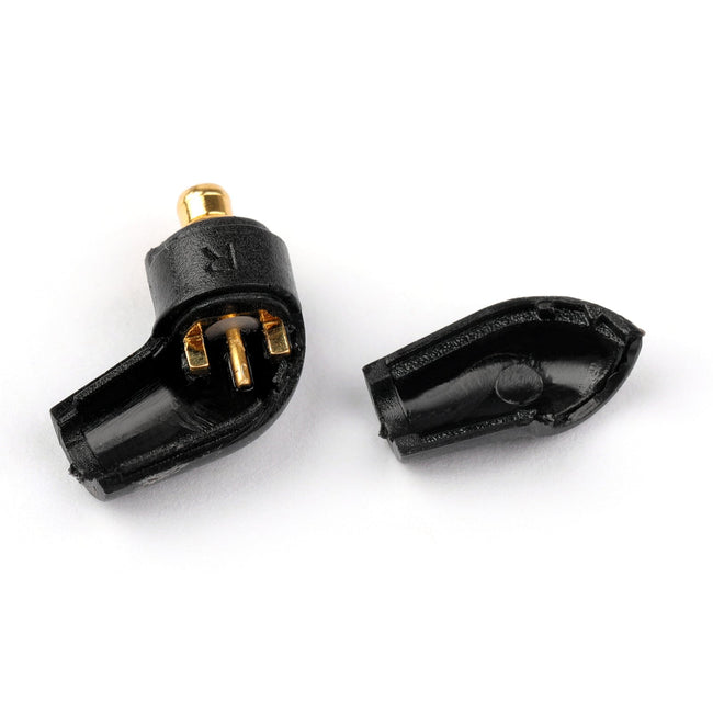 1Pair For Etymotic SE315 SE535 UE900 Earphone Cable Pin Connector Plug Black