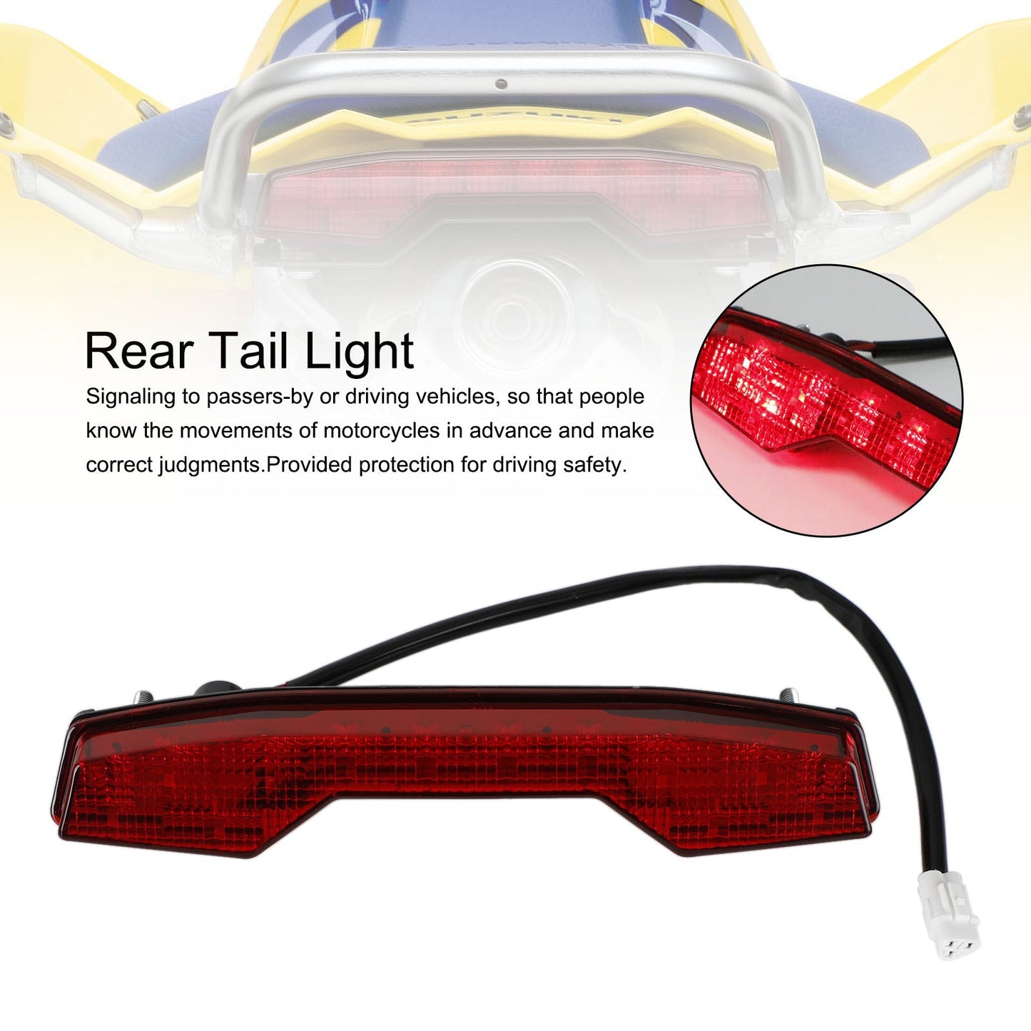 LED brake light taillight rear For Suzuki LTR450 LTR-450 2006-2009 Quadracer