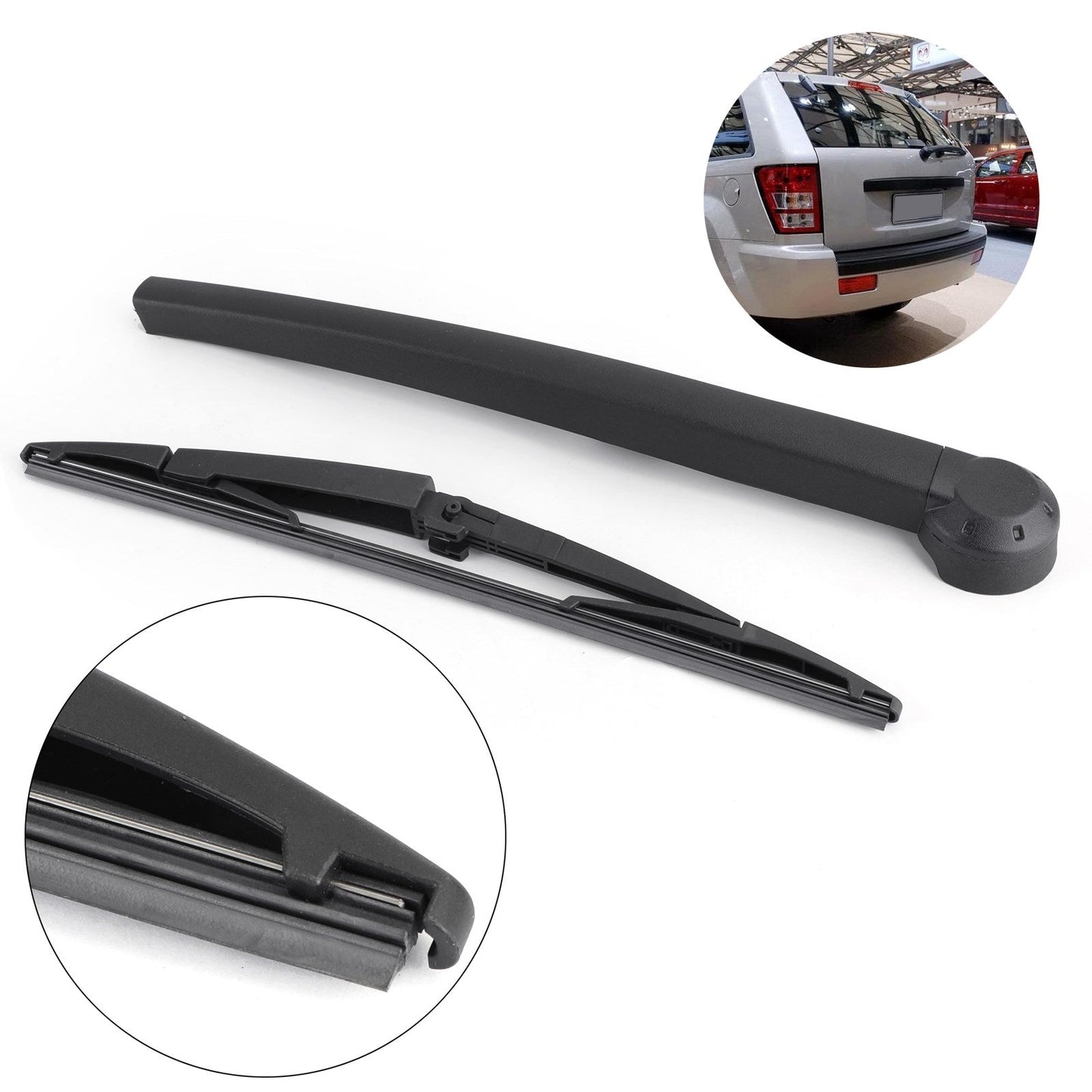 Rear Window Wiper Arm Blade Fit For Jeep Grand Cherokee 2005 2006 2007 2008 2009 2010
