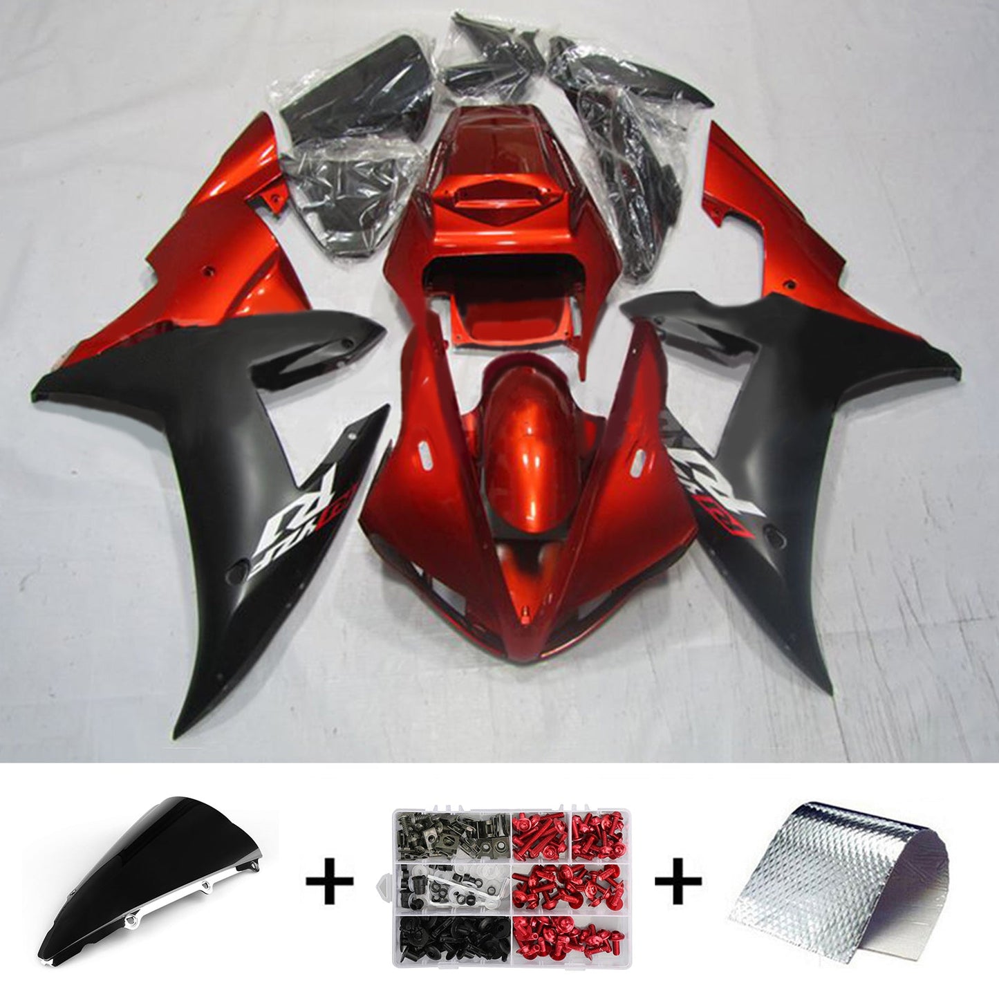 2002-2003 Yamaha YZF-R1 Injection Fairing Kit Bodywork Plastic ABS#31