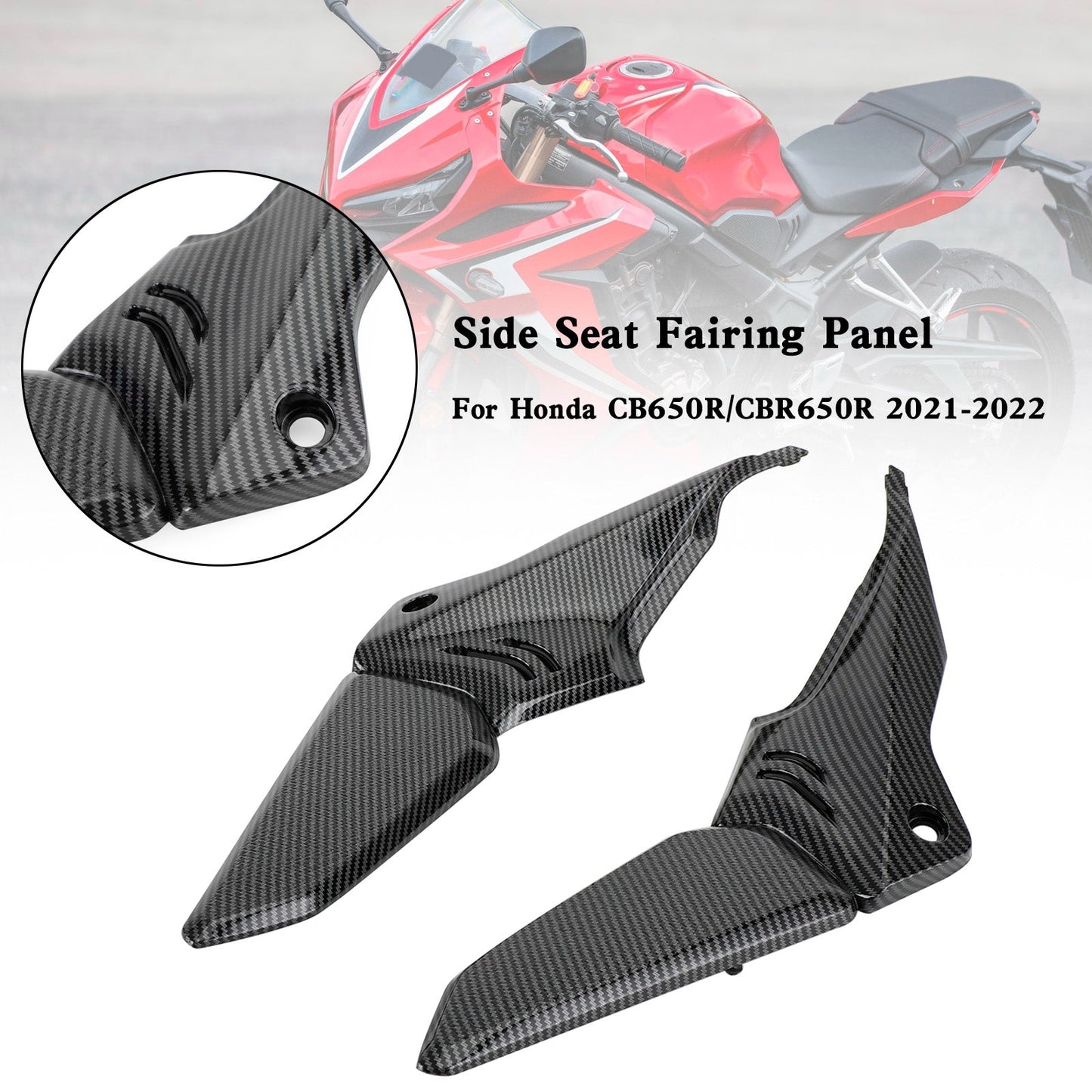 Honda CB650R CBR650R 2021-2022 Front Side Seat Fairing Gas Tank Panel Fedex Express