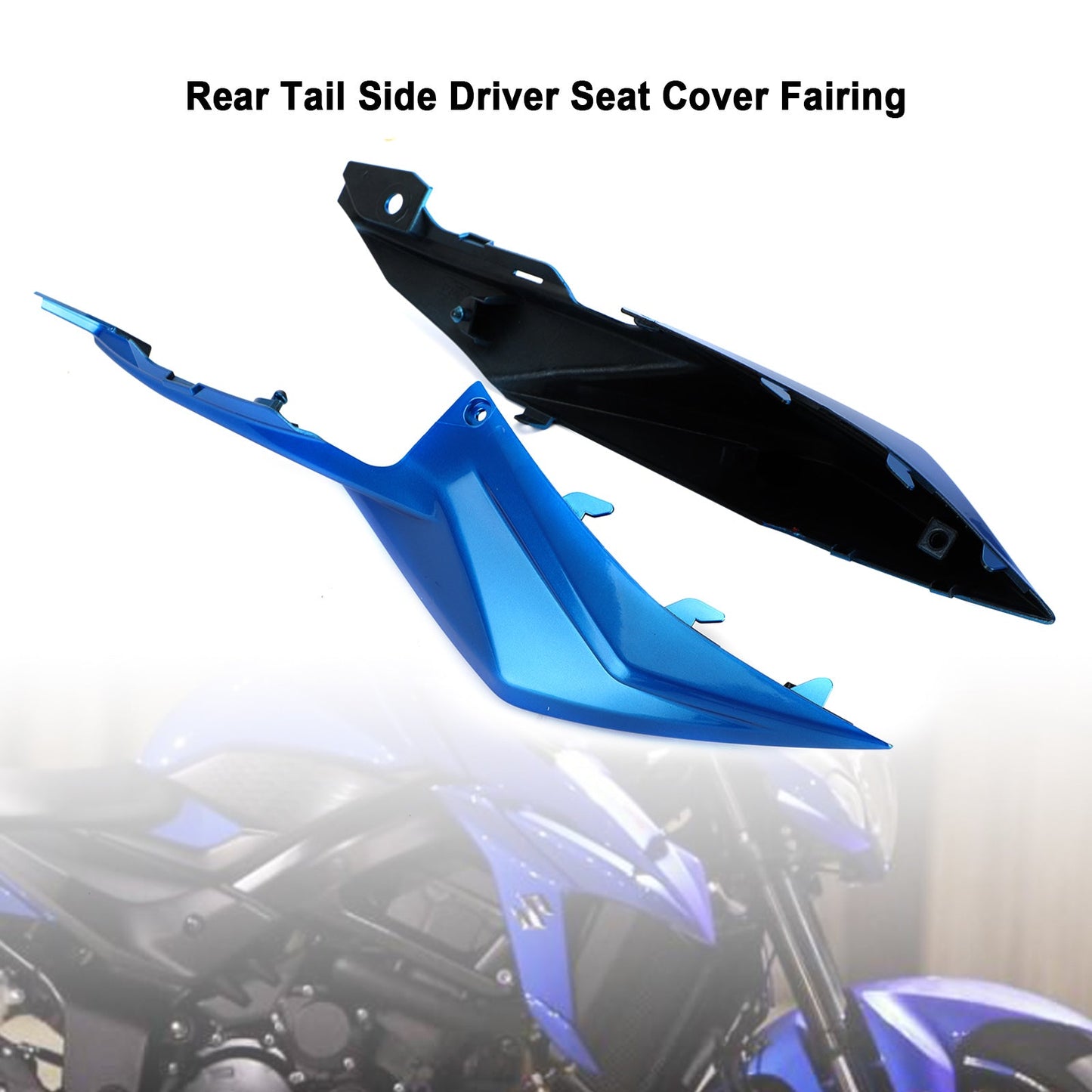 Rear Tail Side Driver Seat Cover Fairing For Suzuki GSX-S750 2017-2021 Black