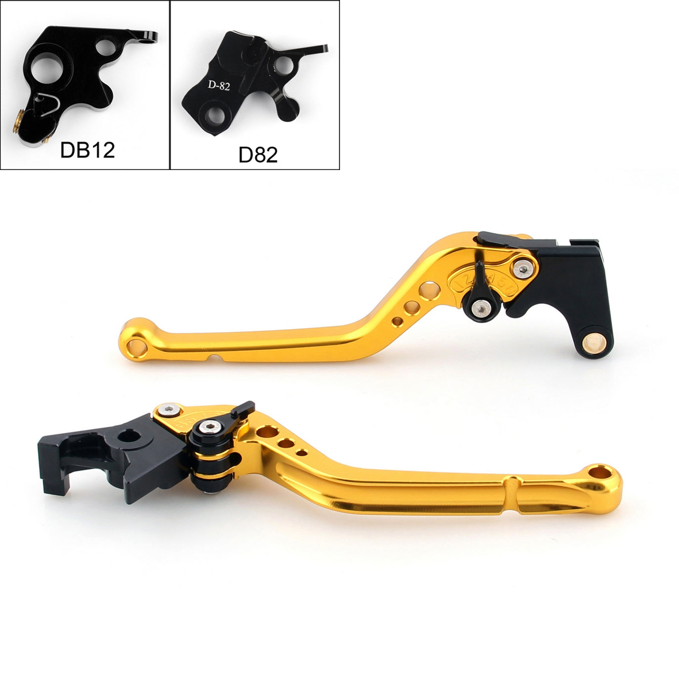 Long Brake Clutch Levers For Ducati 821 MONSTER/Dark/Stripe 2014-2016 Black