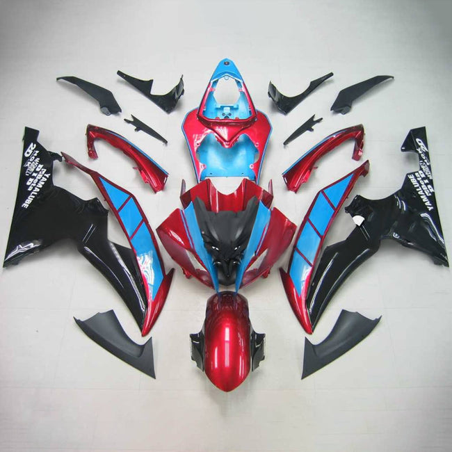 2008-2016 Yamaha YZF 600 R6 Injection Fairing Kit Bodywork Plastic ABS #124