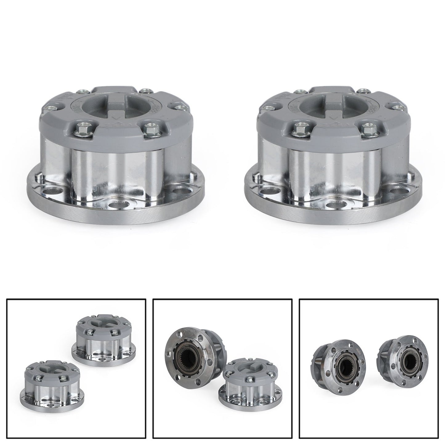 2x Free Lock Wheeling Hubs For Mitsubishi Triton ME MJ MK ML Pajero Delica L200