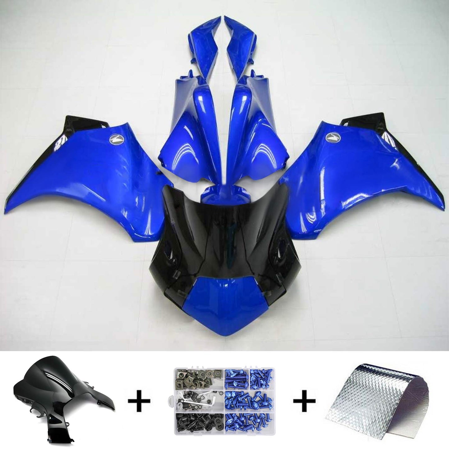 2010-2013 Honda VFR1200 Amotopart Injection Fairing Kit Bodywork Plastic ABS #107