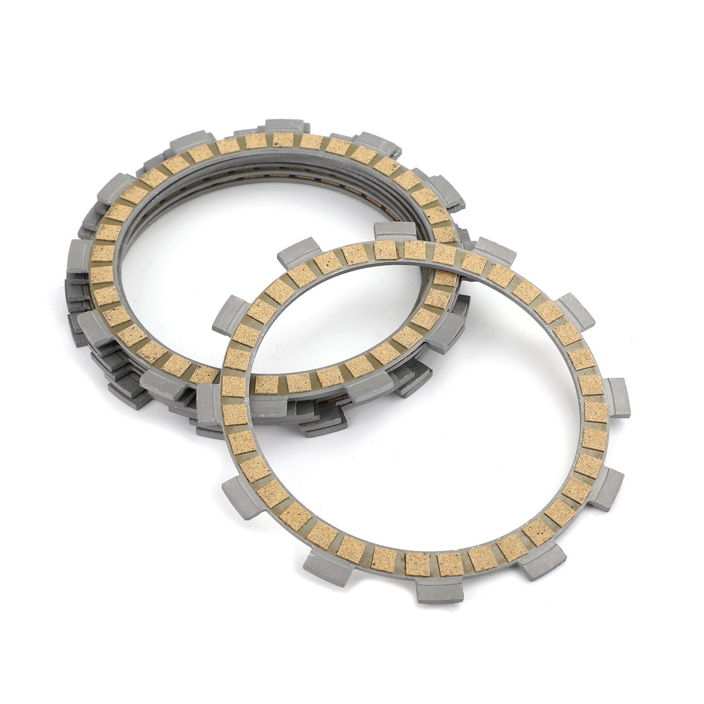 Clutch Plate Kit - Friction Plates For Yamaha YZ125 E/F/G/H/J/K/L/M/N/P/R/S/T/V/W/X/Y 1993-2018