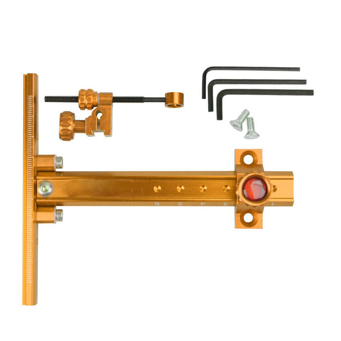 6" Archery Recurve Bow Sight Adjustable Hunting Shooting