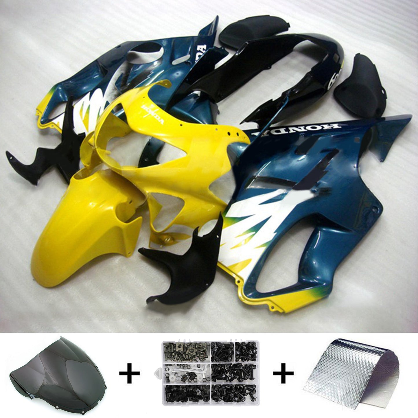 1999-2000 Honda CBR600 F4 Injection Fairing Kit Bodywork Plastic ABS#145