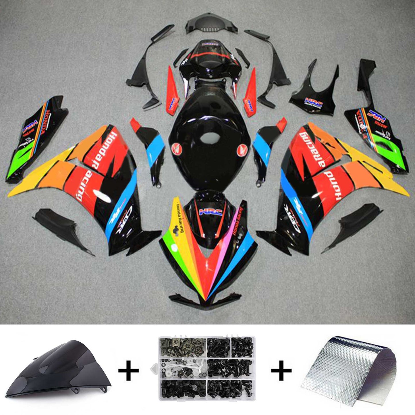 2012-2016 Honda CBR1000RR Injection Fairing Kit Bodywork Plastic ABS#160