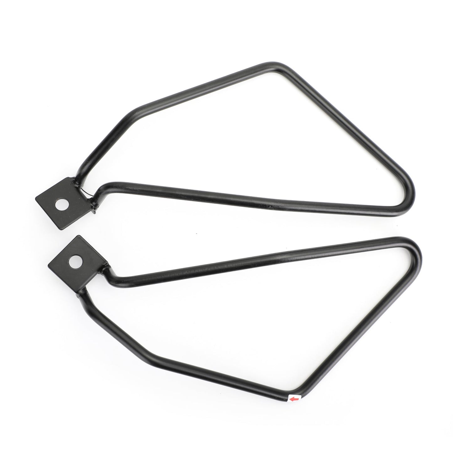 Black Saddlebag Support Mounting Bracket for Sportster 883 Fat bob FXDF Dyna BK