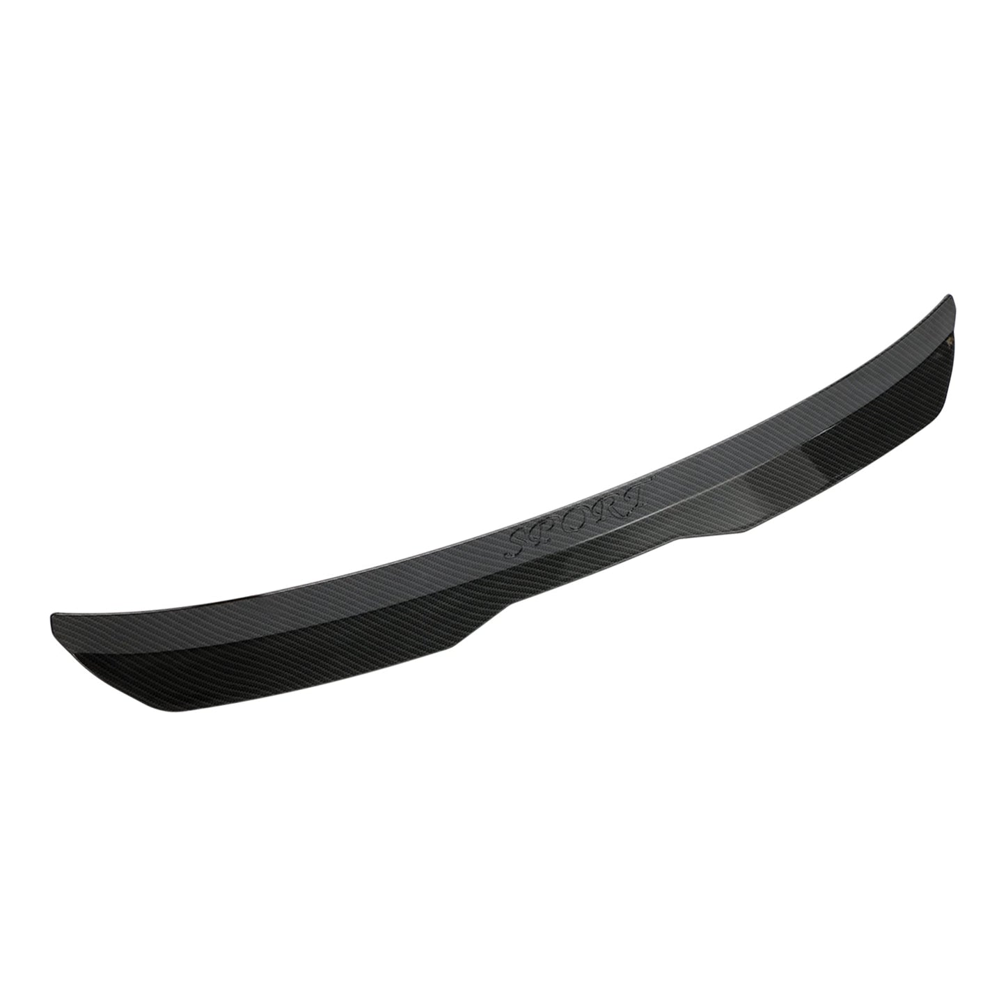 Carbon Fiber Look Car ABS Rear Spoiler Universal Modified Roof Extension Lip Fedex Express