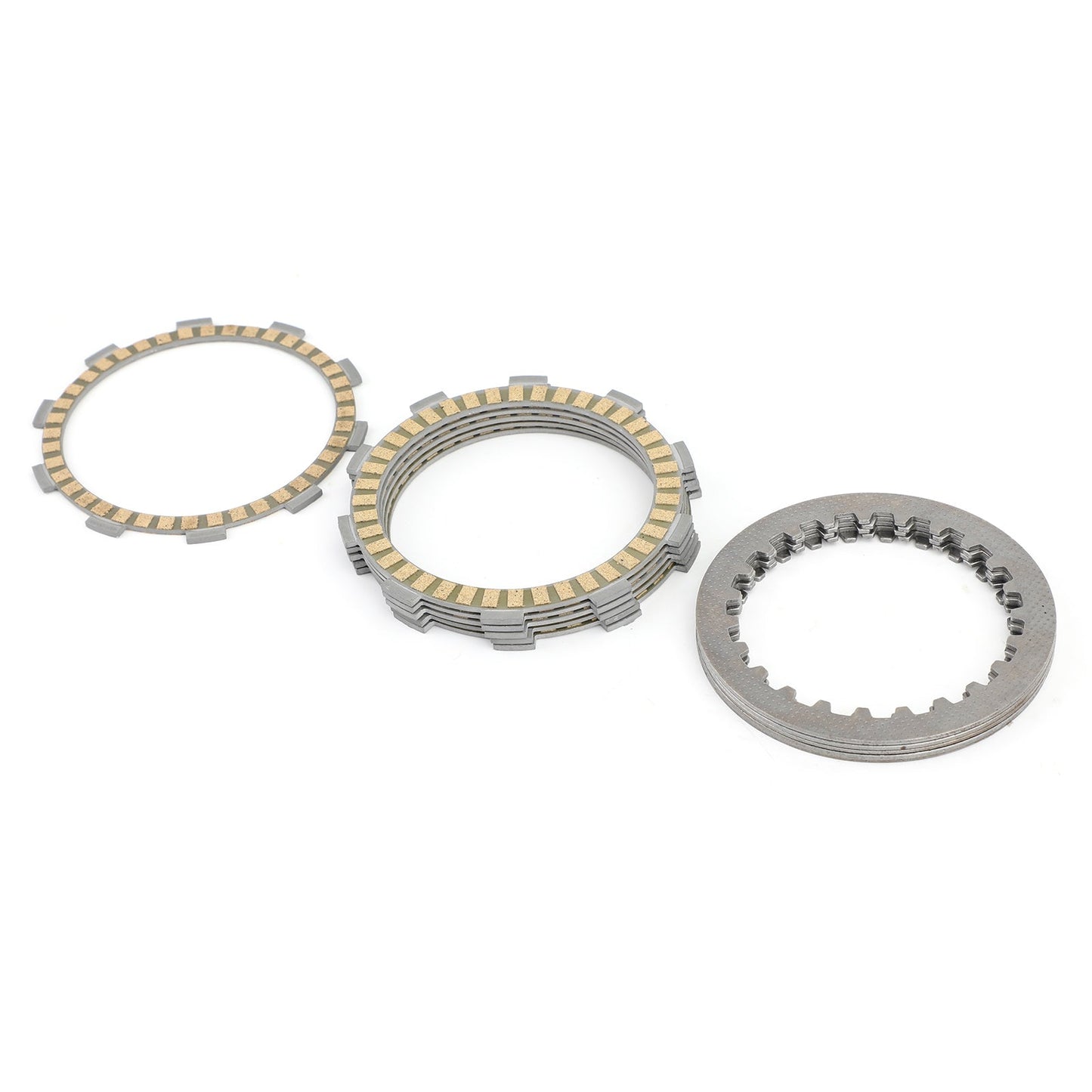 Clutch Plate Kit - Friction & Steel Plates For Yamaha FZR250 Genesis 87-88 FZR250R 89-94 FZX250 Zeal (3YX1/2/4) 91-92