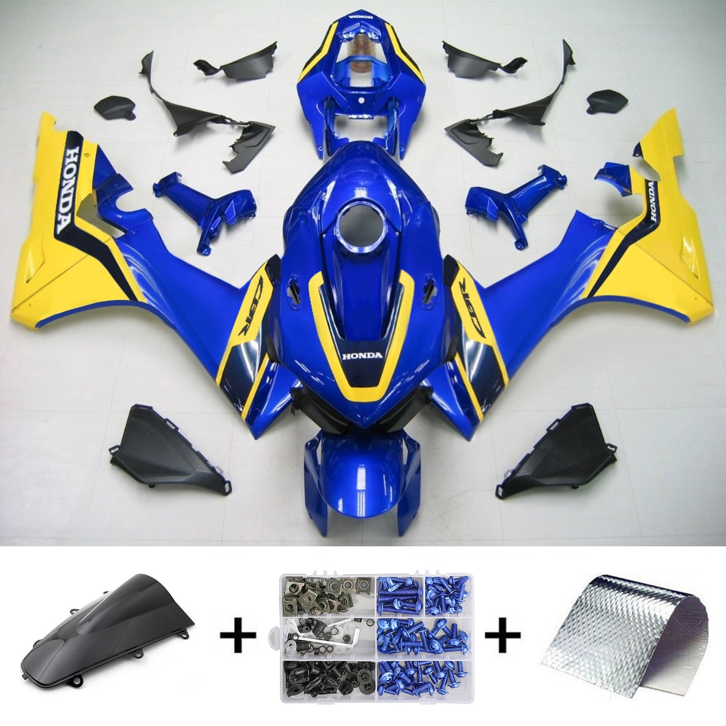 2020-2022 Honda CBR1000RR-R Amotopart Injection Fairing Kit Bodywork Plastic ABS #115