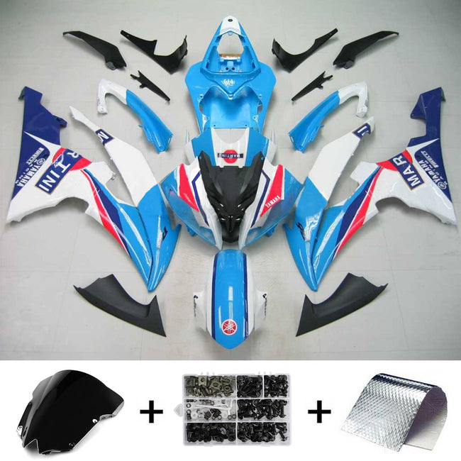 2008-2016 Yamaha YZF 600 R6 Amotopart Injection Fairing Kit Bodywork Plastic ABS #143