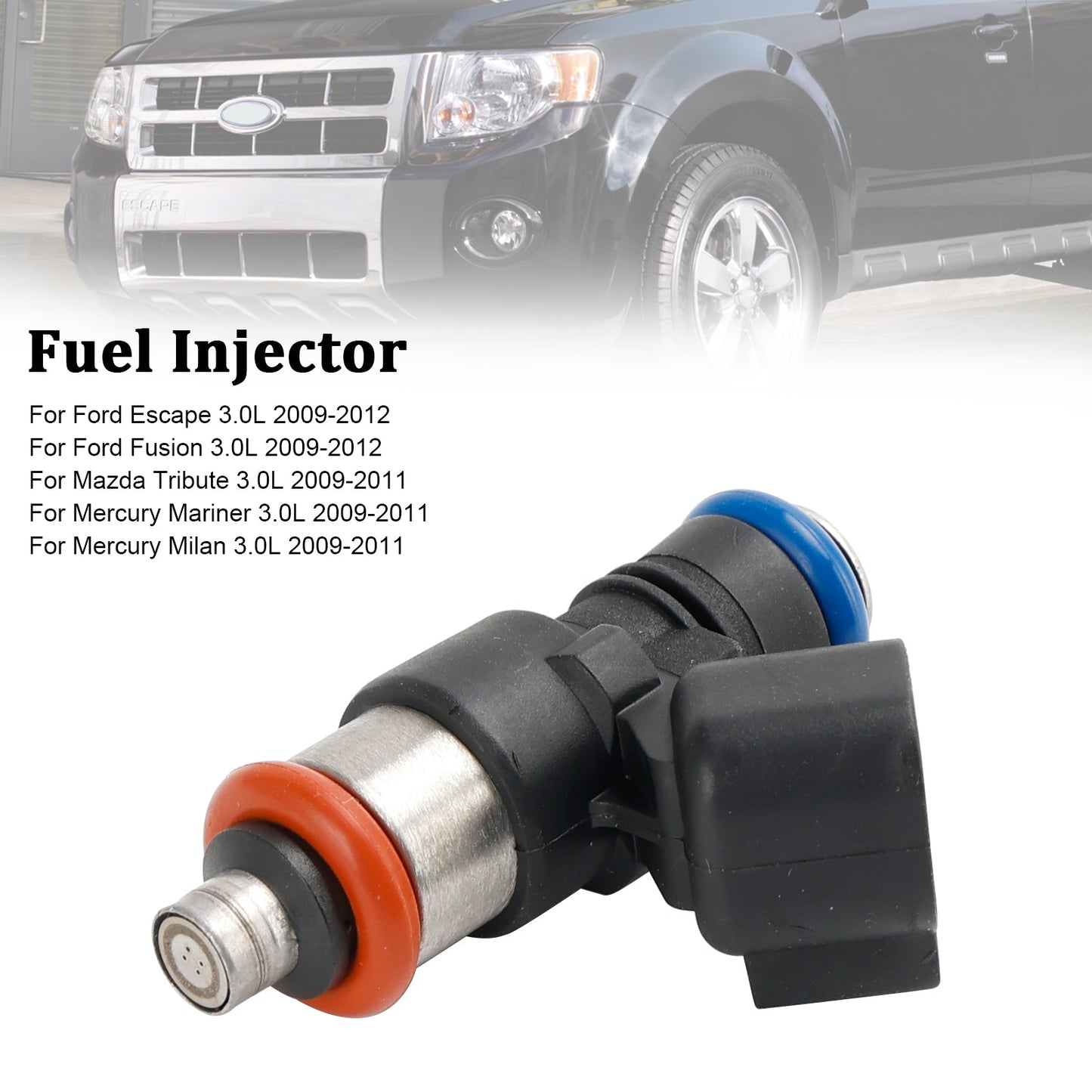 1PCS Fuel Injector 0280158189 Fit Ford Escape Fusion Fit Mazda 3.0L V6