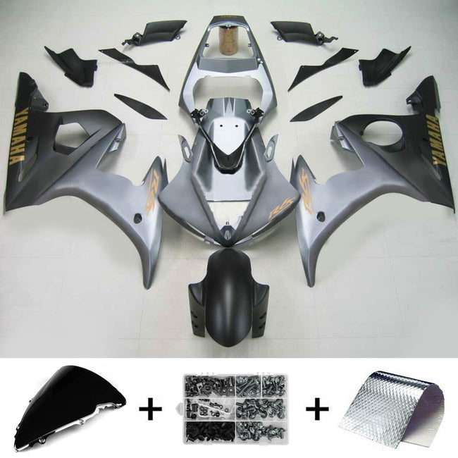 2003-2004 Yamaha YZF 600 R6 2006-2009 R6S Amotopart Injection Fairing Kit Bodywork Plastic ABS #142