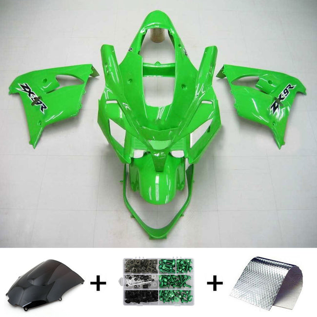 2002-2003 Kawasaki ZX9R Injection Fairing Kit Bodywork Plastic ABS