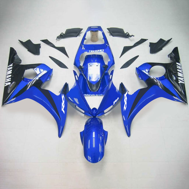 2005 Yamaha YZF 600 R6 Injection Fairing Kit Bodywork Plastic ABS #132