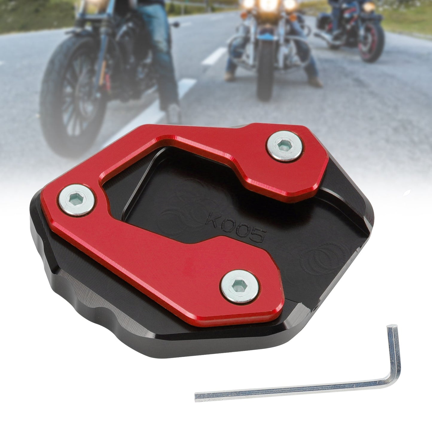 Kickstand Enlarge Plate Pad fit for Yamaha MT-09 MT 09 2021-2022