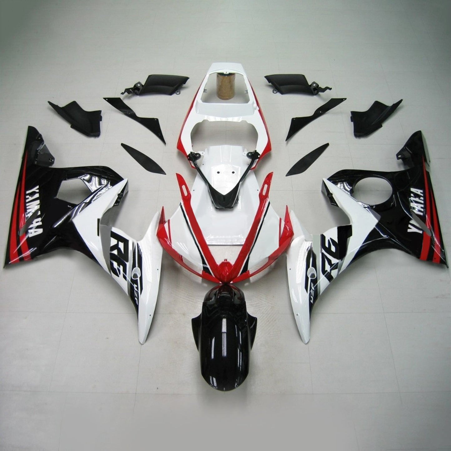 2005 Yamaha YZF 600 R6 Injection Fairing Kit Bodywork Plastic ABS #153