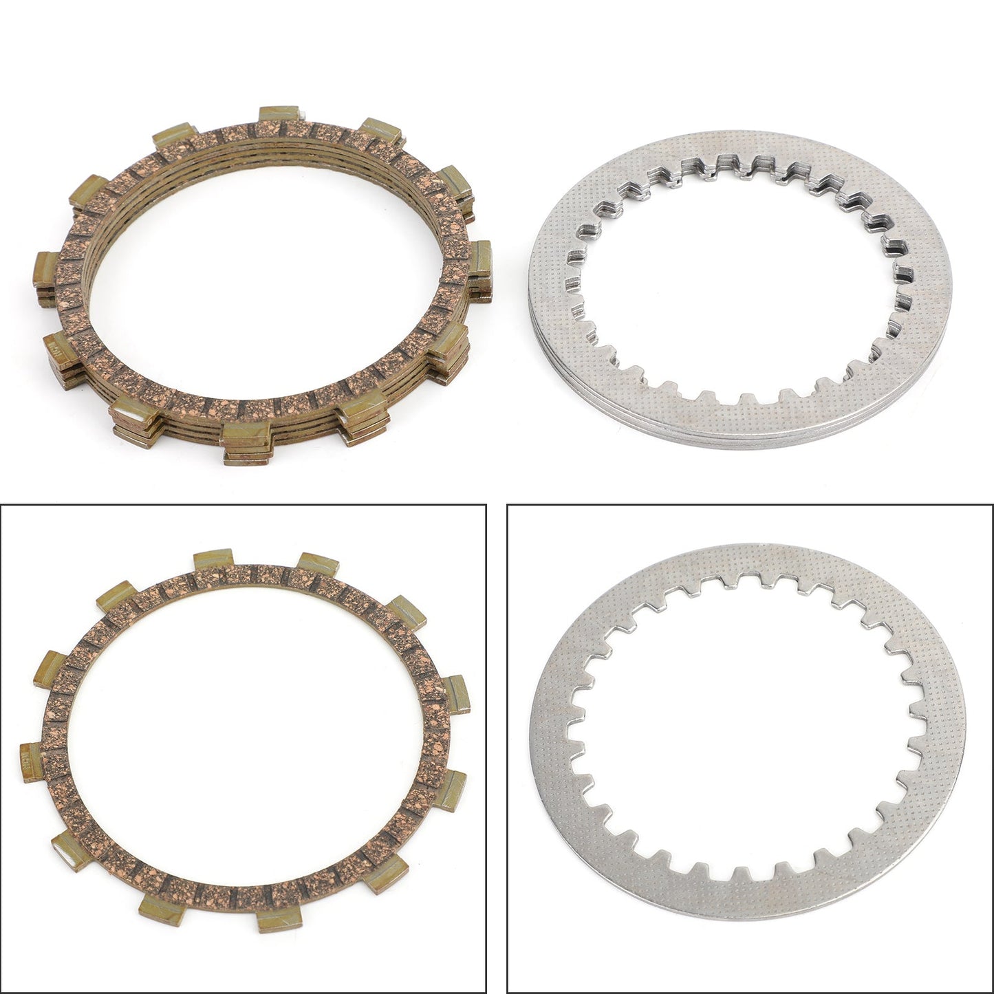 Clutch Plate Kit - Friction & Steel Plates For Yamaha SRX250 SR250 XT250
