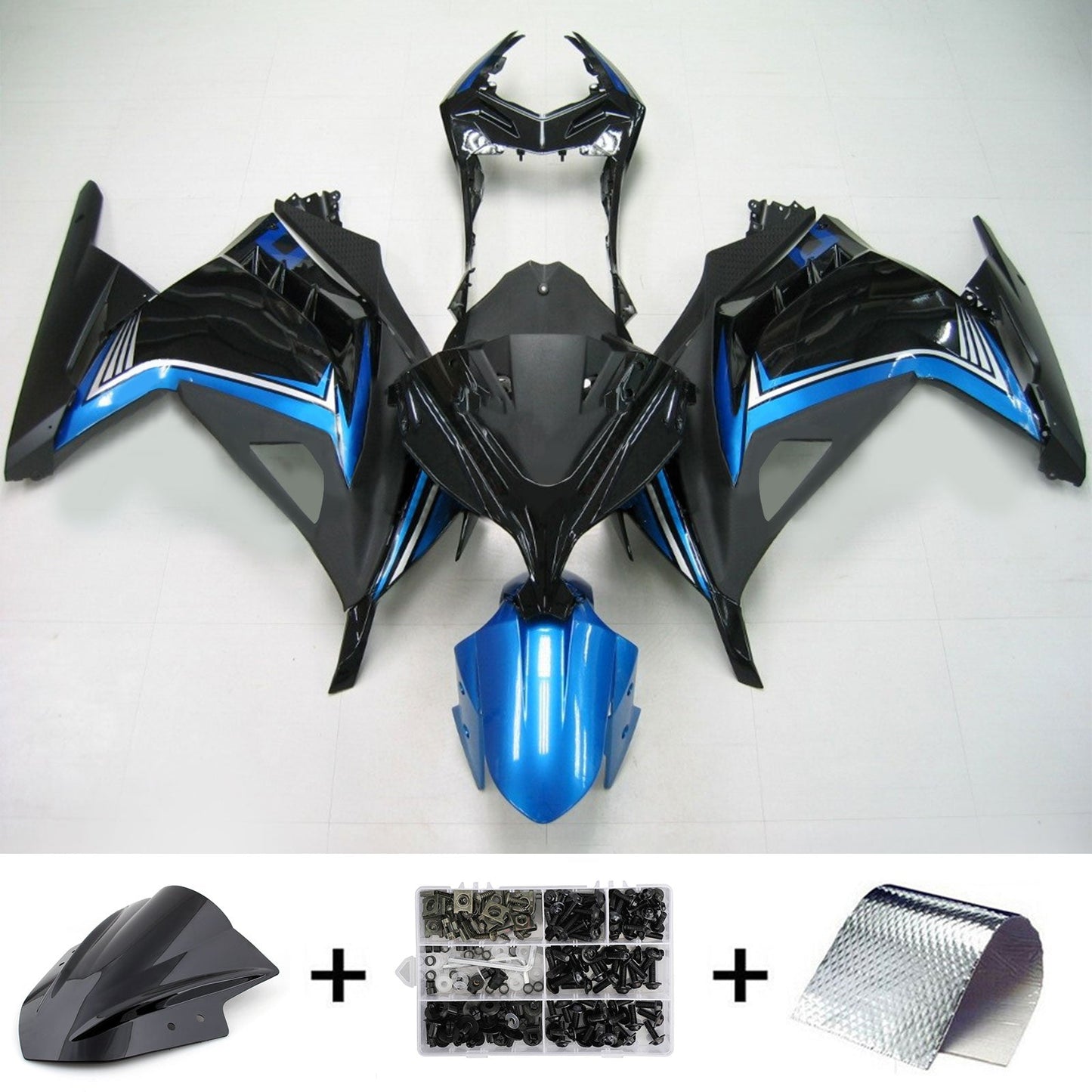 2013-2024 Kawasaki EX300/Ninja300 Injection Fairing Kit Bodywork Plastic ABS#161