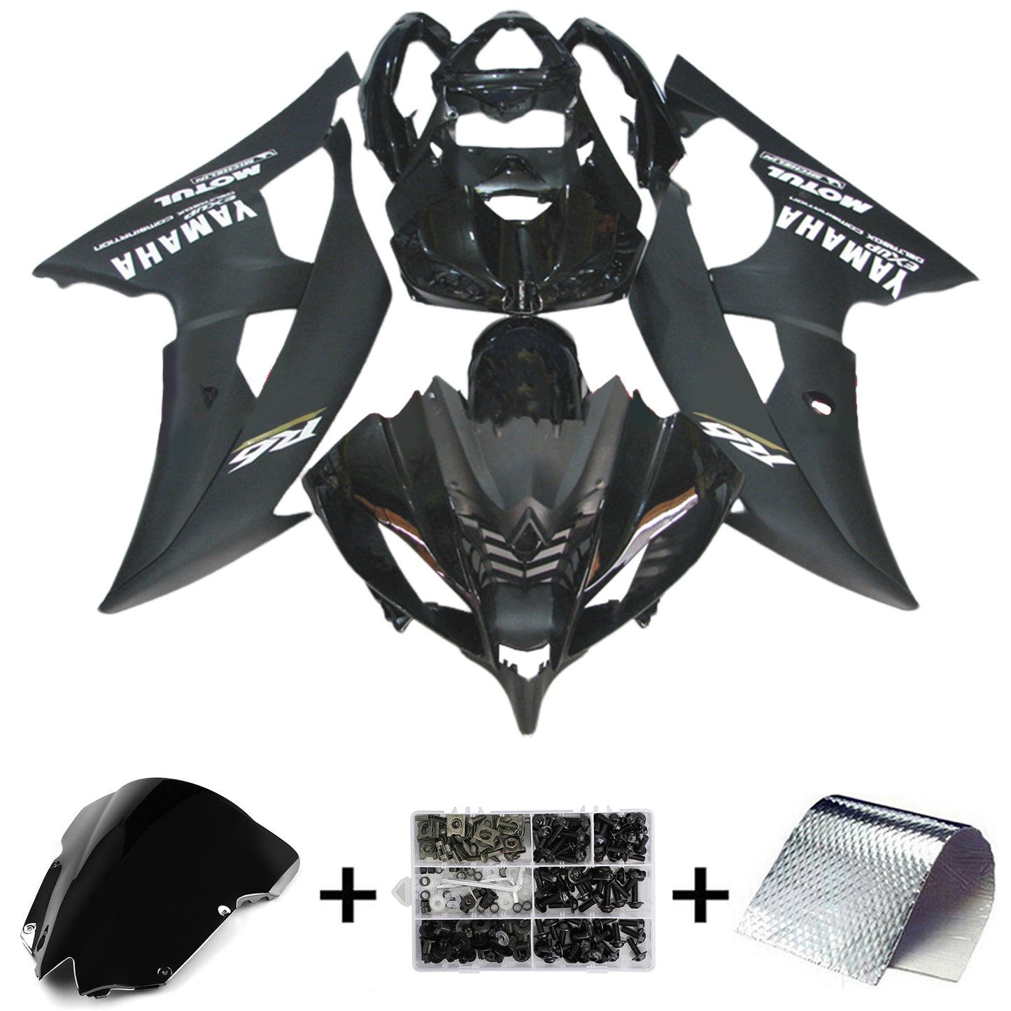 2008-2016 Yamaha YZF 600 R6 Fairing Kit Bodywork Plastic ABS