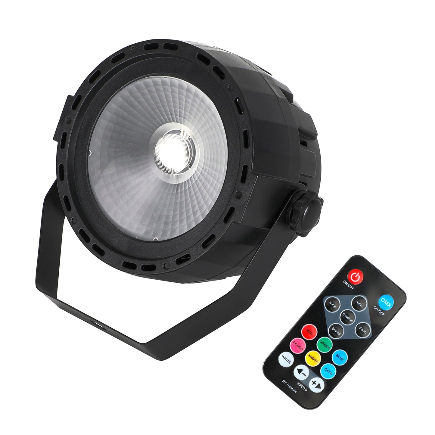 Mini Stage Wash Light Super Bright COB DMX DJ Show Par Light With Remote Control