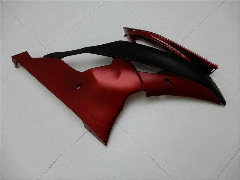 2008-2016 Yamaha YZF-R6 Amotopart Matte Red Black Fairing Kit