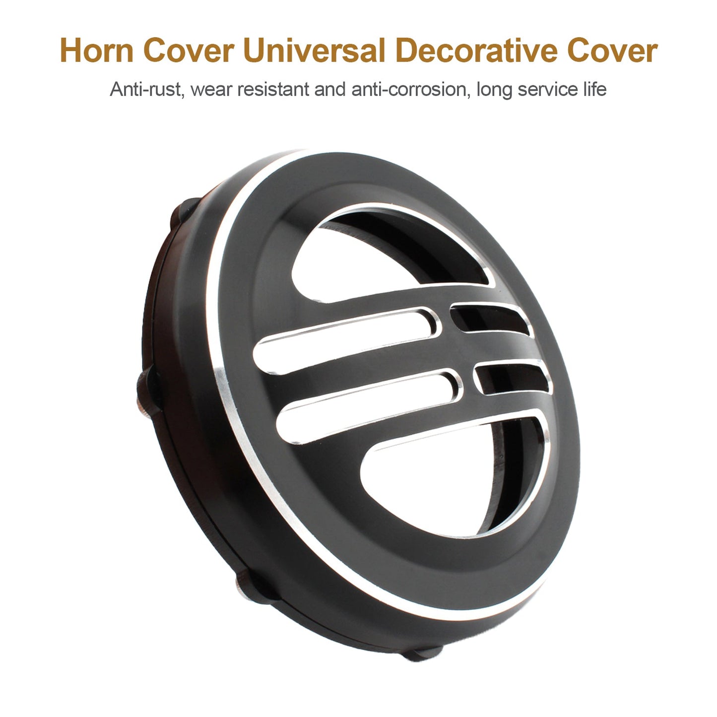 Horn Cover Universal Decorative Cover For bobber T120 T100 Street twin Black