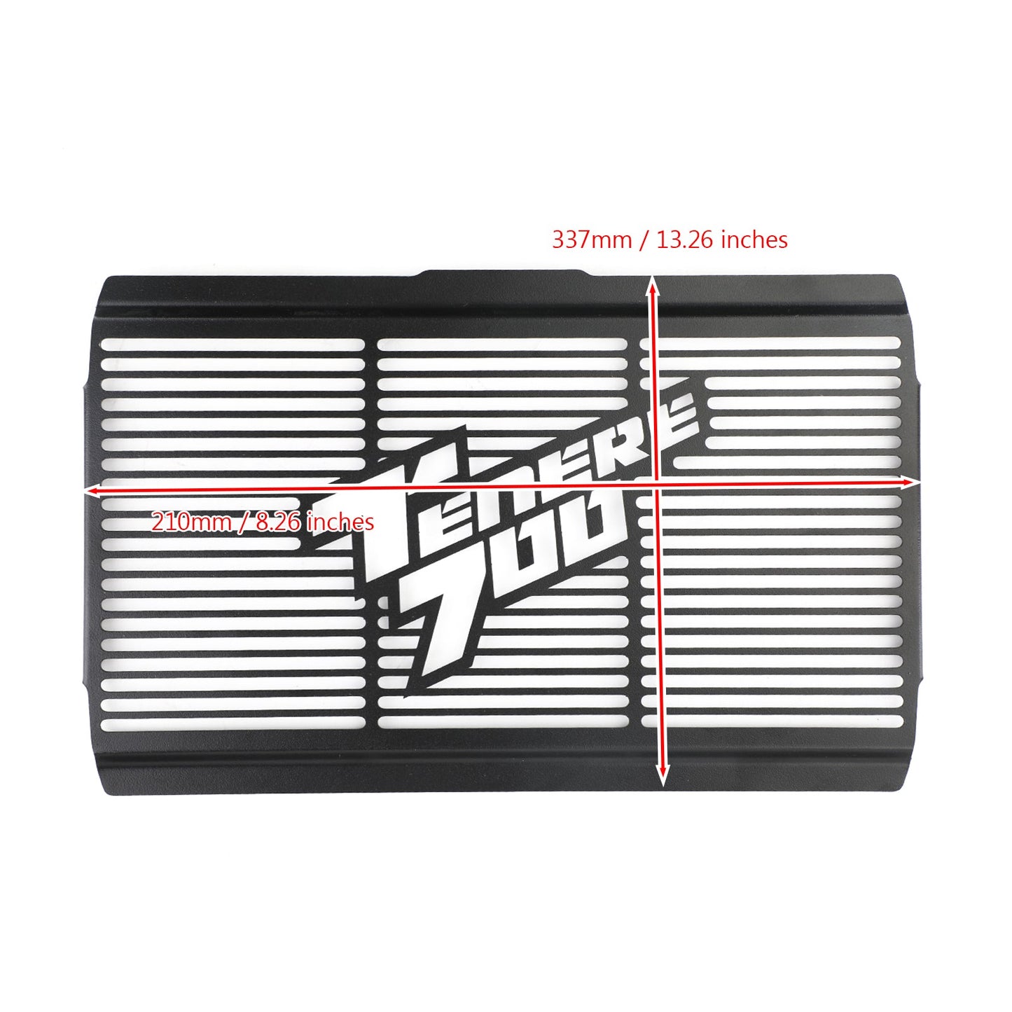 Stainless Steel Radiator Guard Protector Grill Cover For Yamaha T700 Tenere 700 19-20 BLK