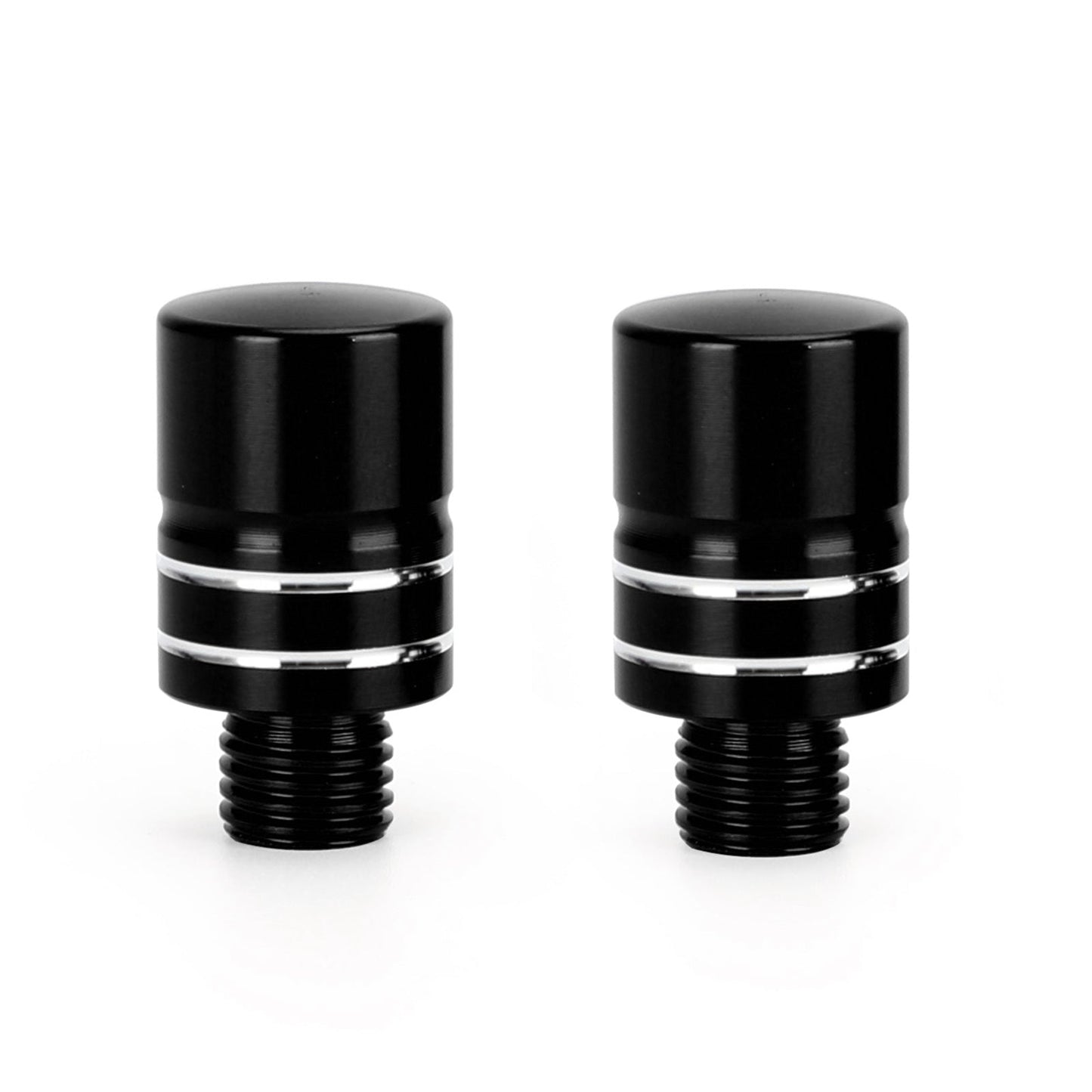 2x Black M10 Mirror Blanking Plugs Bolts For BMW R1200GS LC Adventure 2013-2021