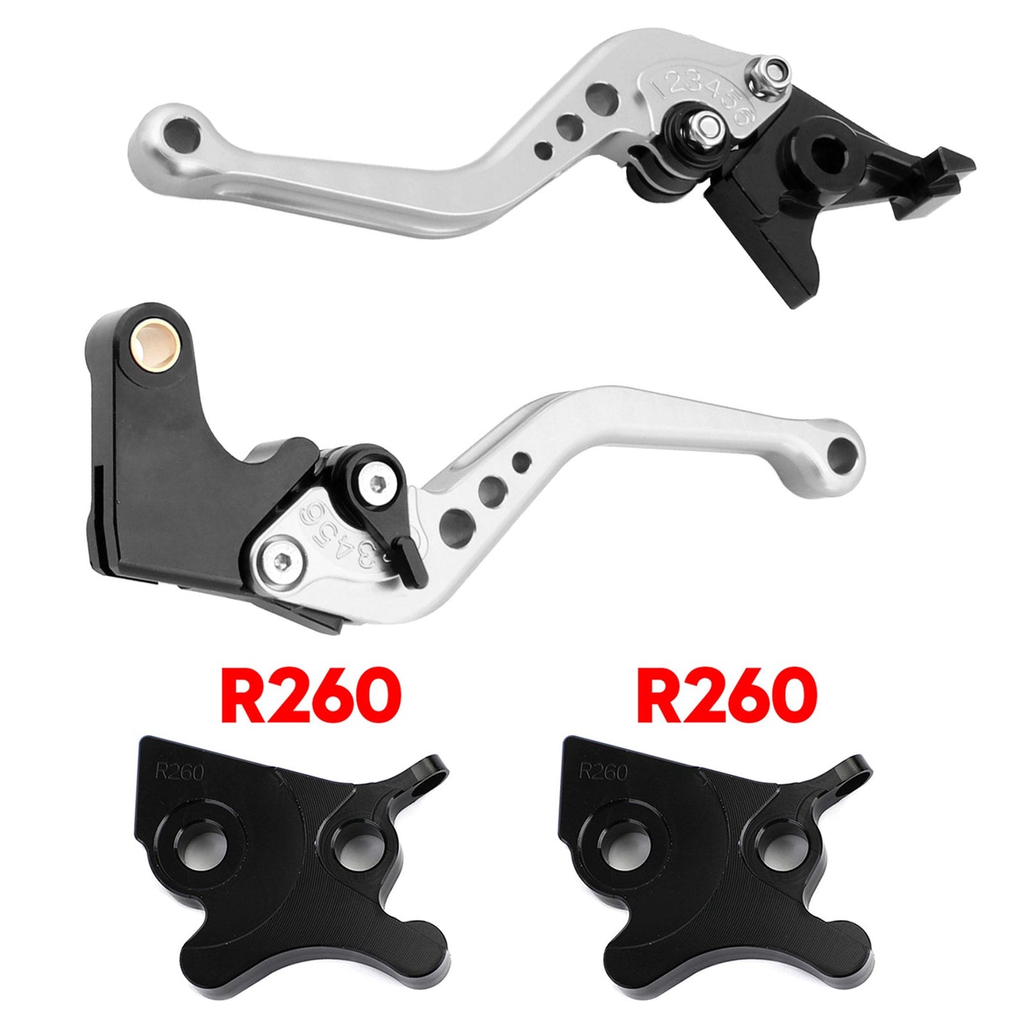 Motorcycle Short Clutch Brake Lever fit for VESPA GTS 300 Super