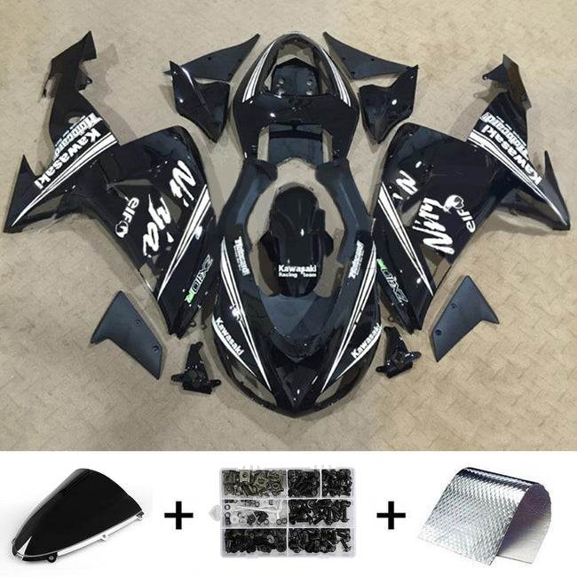 2006-2007 Kawasaki ZX10R Injection Fairing Kit Bodywork Plastic ABS#136