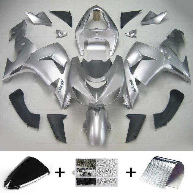 2006-2007 Kawasaki ZX10R Amotopart Injection Fairing Kit Bodywork Plastic ABS #111