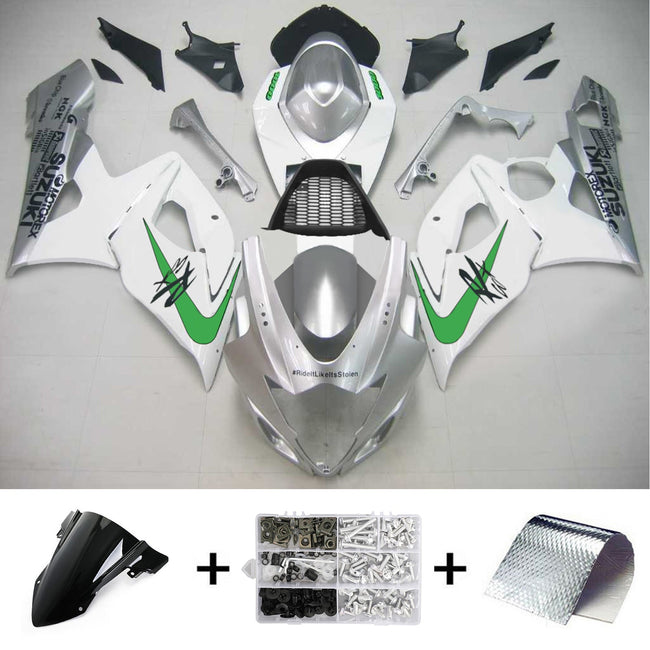 2005-2006 Suzuki GSXR1000 K5 Amotopart Injection Fairing Kit Bodywork Plastic ABS #136