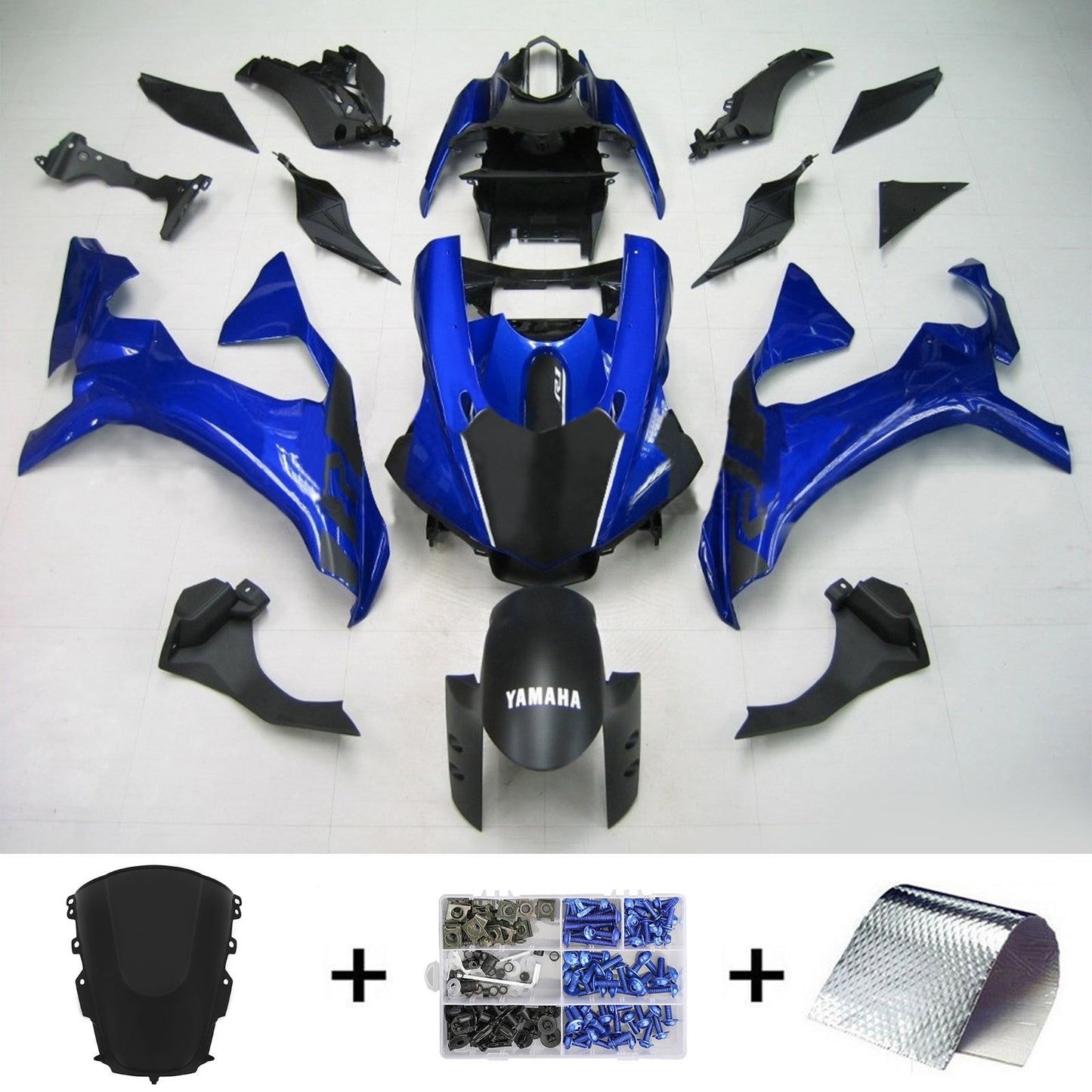 2020-2024 Yamaha YZF R1 Amotopart Injection Fairing Kit Bodywork Plastic ABS #101