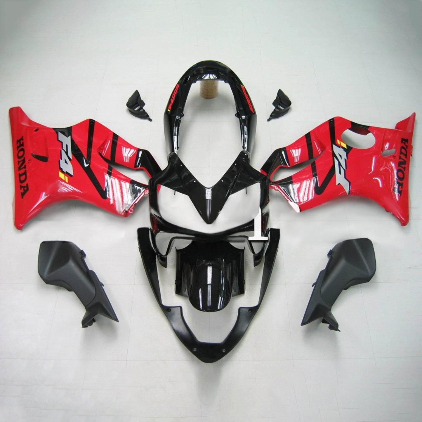 2004-2007 Honda CBR600 F4i Amotopart Injection Fairing Kit Bodywork Plastic ABS #128