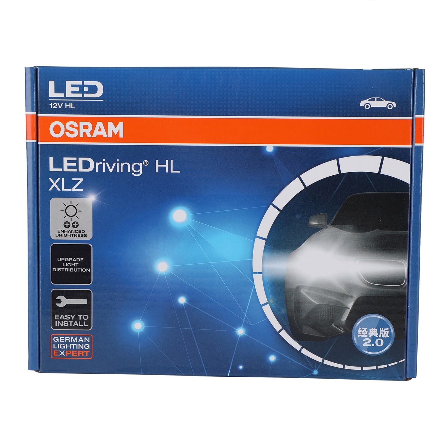 F6204CW H4 For OSRAM Car LEDriving HL XLZ Enhanced Brightness 12V27/27W P43t