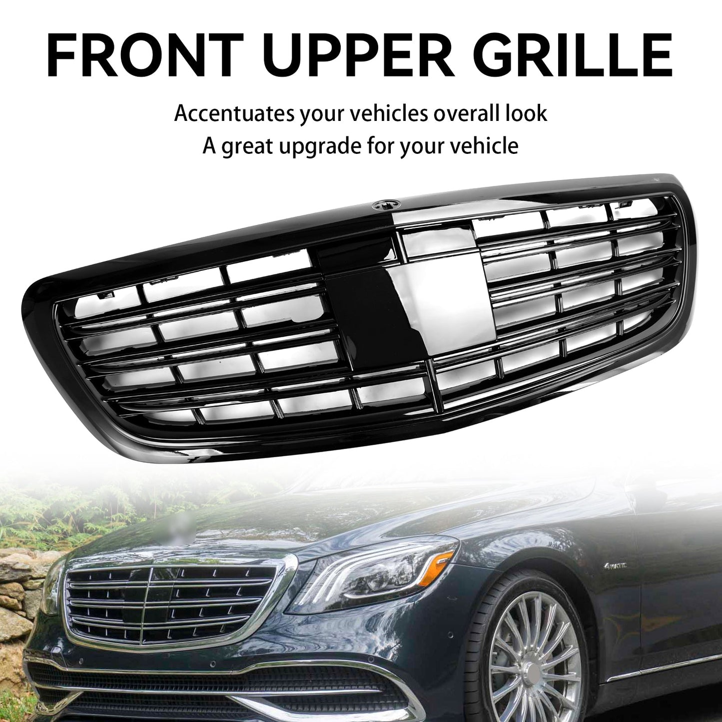 Mercedes-Benz S-class W222 S500 S550 S600 2014-2020 W/ACC Front Grill Grille