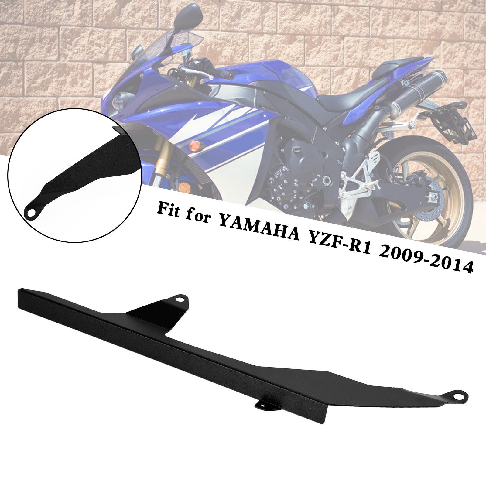 Rear Sprocket Chain Guard Protector Cover For YAMAHA YZF R1 2009-2014 ...