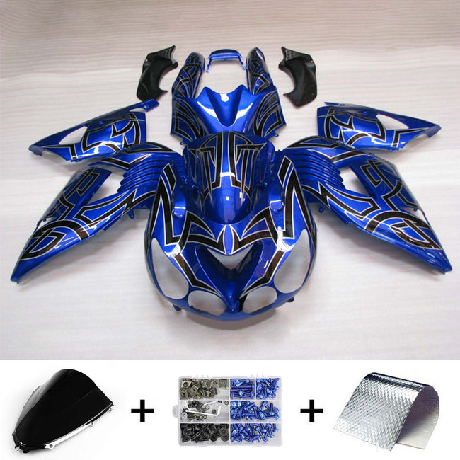 2006-2011 Kawasaki ZX14R Injection Fairing Kit Bodywork Plastic ABS#126