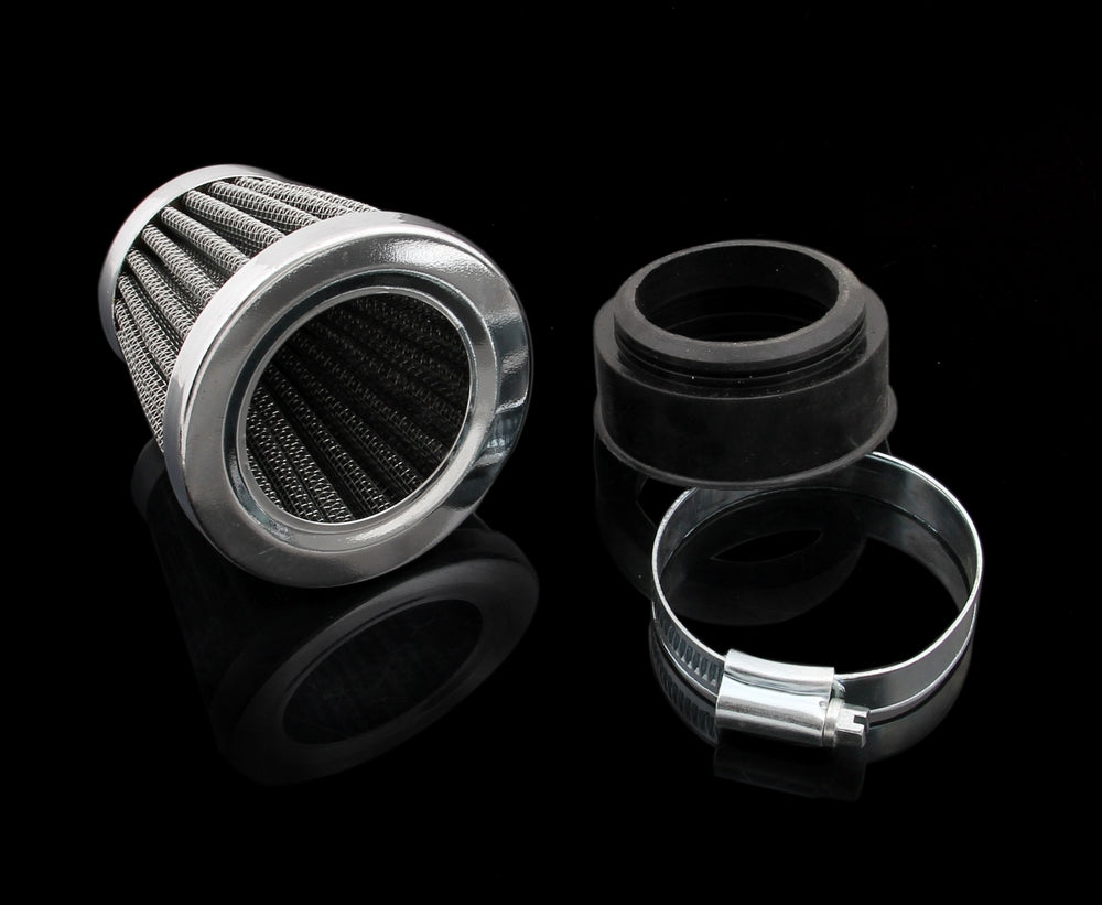 50mm Cold Air Filter Pod Cleaner Universal Breather Dirt Pit Bike ATV Scooter