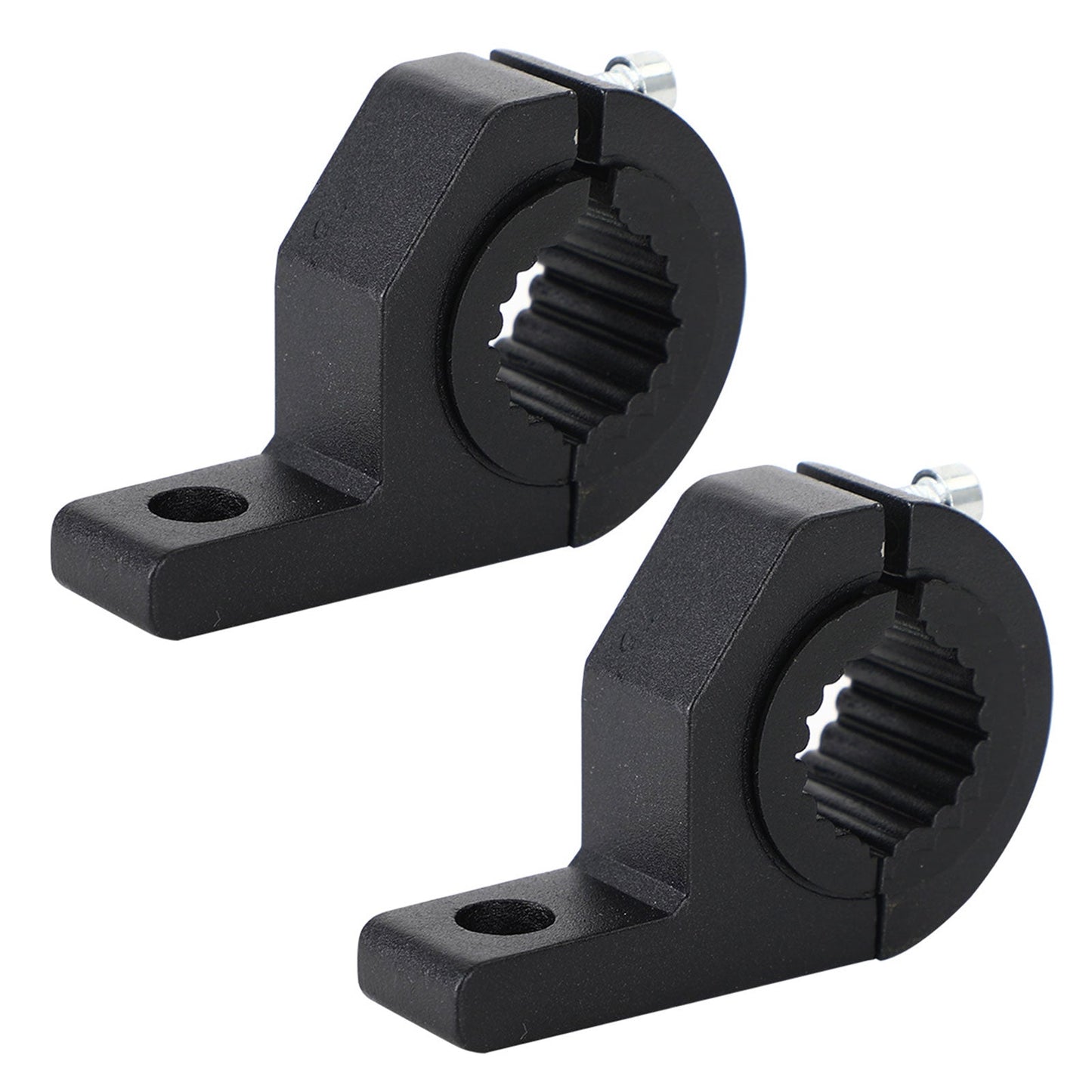 2X Motorcycle Cnc Headlight Spot Light Bracket Mount Fog Tube Fork Clamp Holder