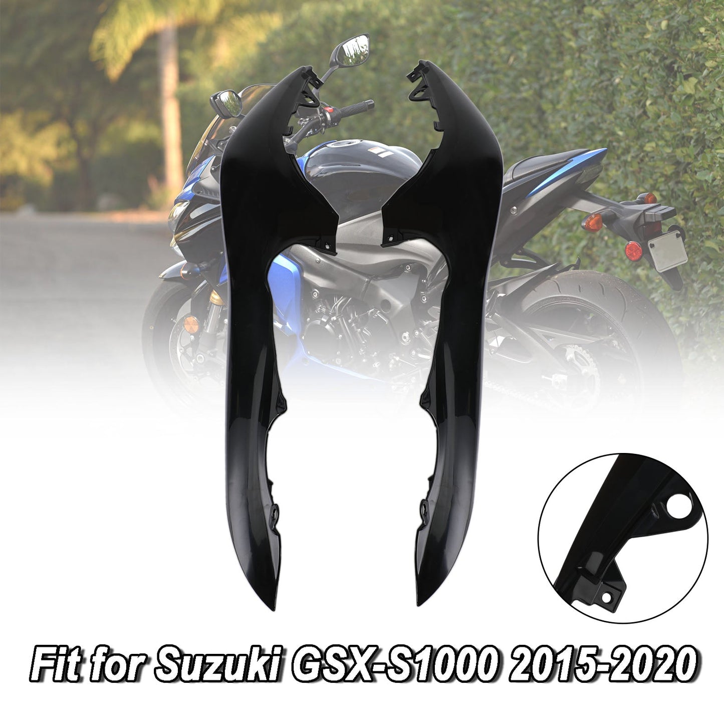 Unpainted Rear Tail Light Seat Cover Fairing For Suzuki GSX-S 1000 2015-2020