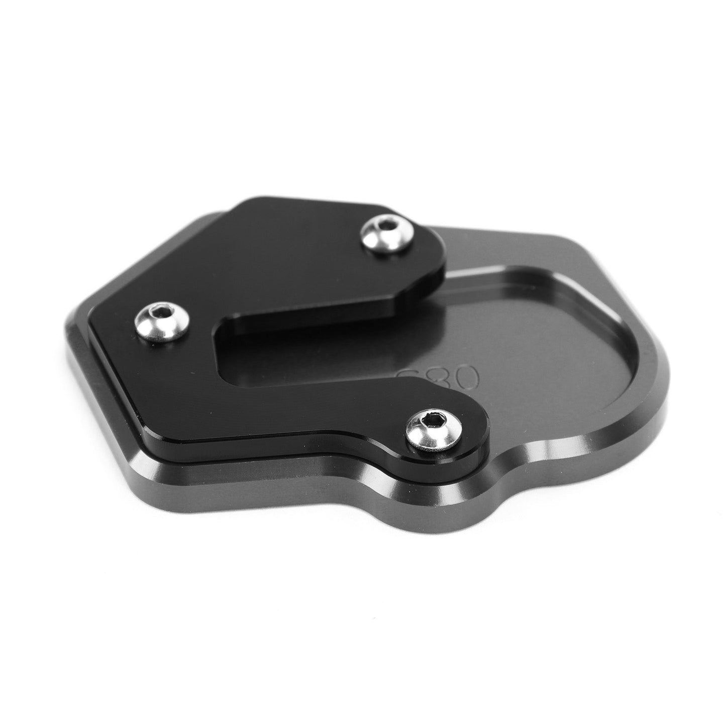 Kickstand Side Stand Extension Pad Fit For BMW F900R 2020 BLK